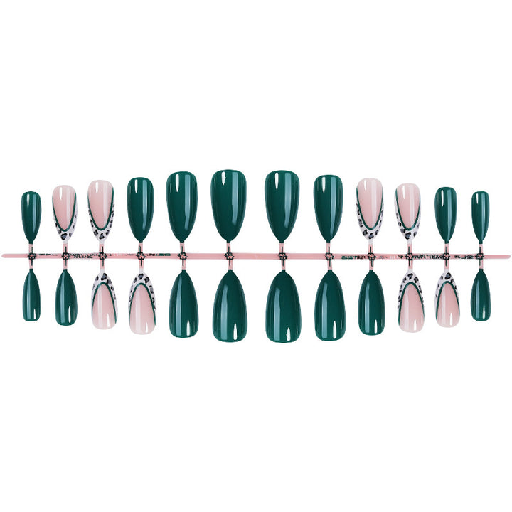Decorative Press-On Nail Art Set with Contemporary Animal Prints kalsten