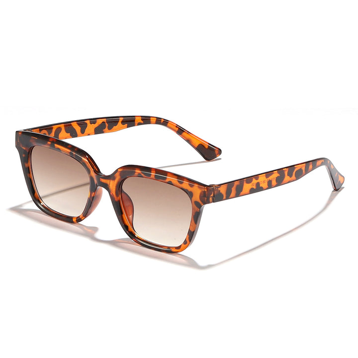 Women's Modern Square Sunglasses with Stylish Transparent Frame Kalsten