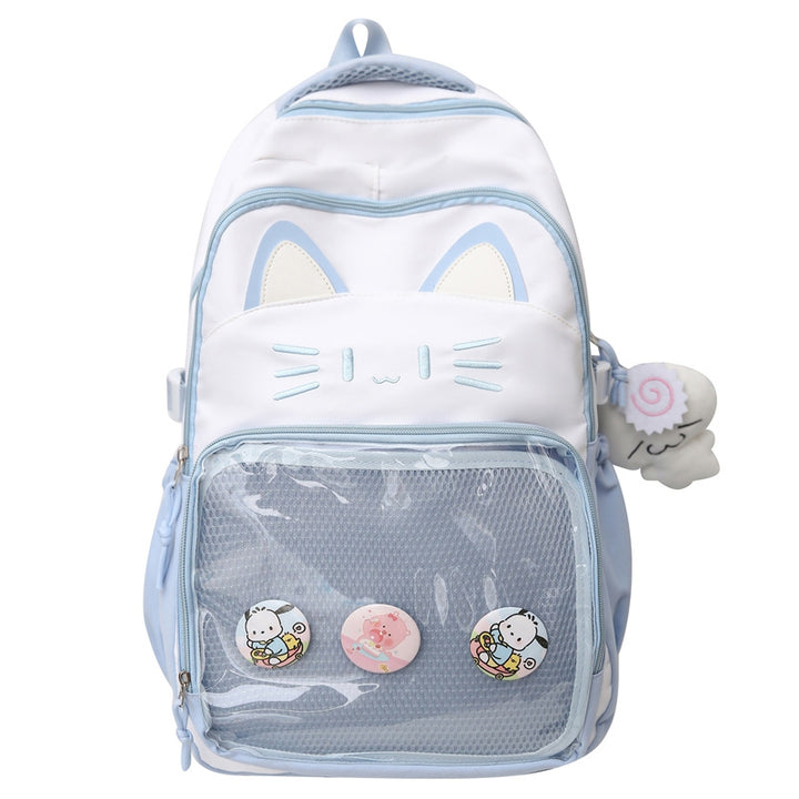 Cute Cat-Themed School Backpack Kalsten