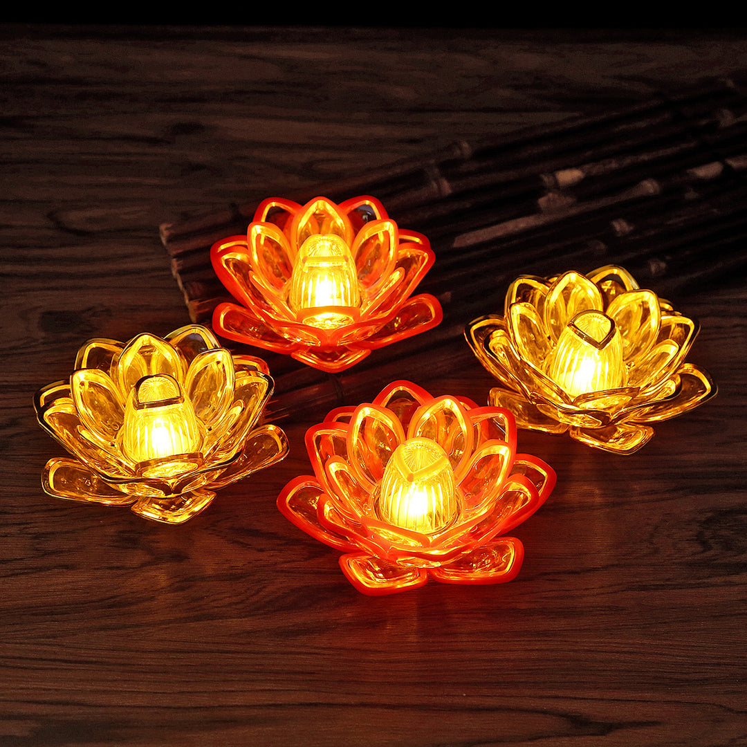 LED Lotus Flower Table Lamp