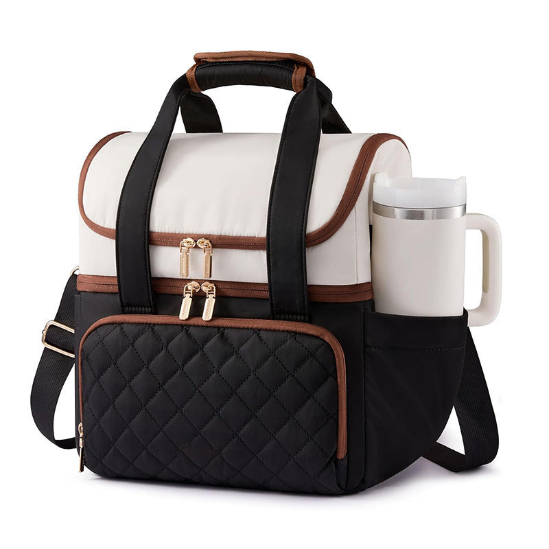 Elegant cooler bag with practical drink holder Kalsten