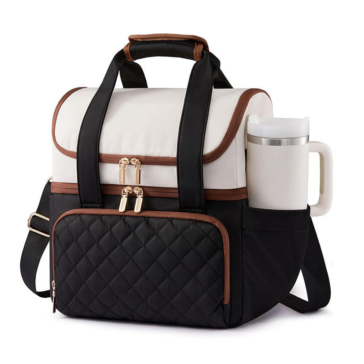 Elegant cooler bag with practical drink holder Kalsten