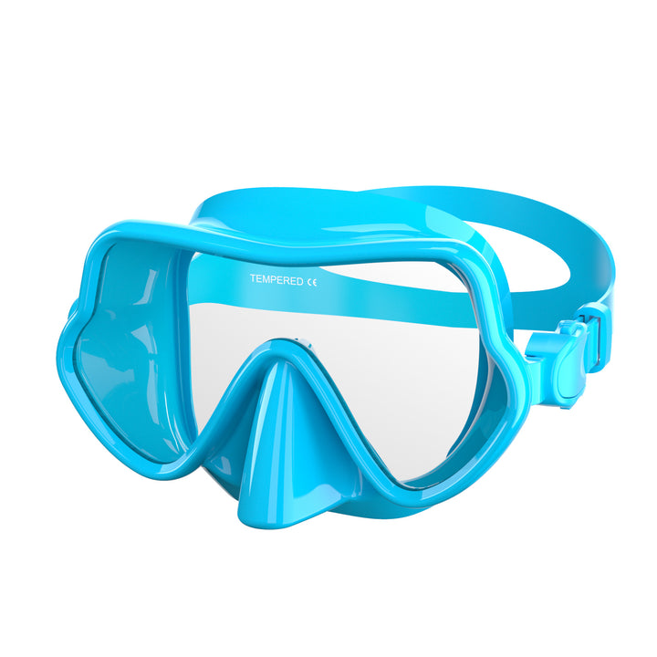 Diving mask with comprehensive field of vision and comfortable silicone border Kalsten