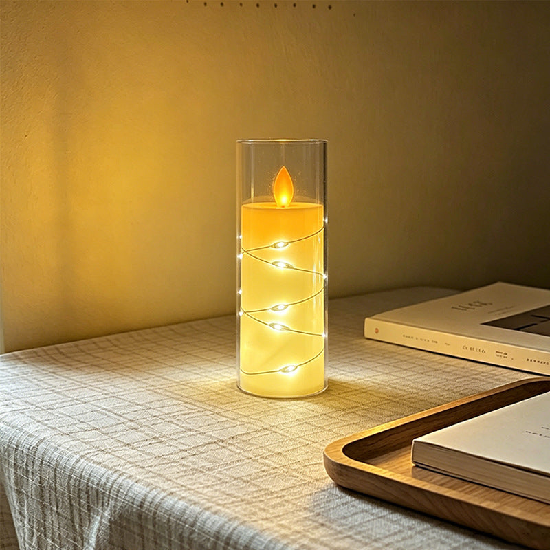 LED Scented Candle with Flame Effect Kalsten