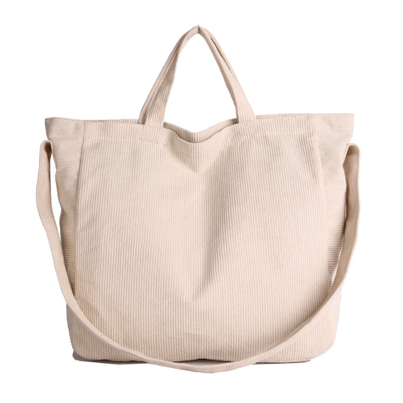 WoSoft Corduroy Tote Bag Kalsten