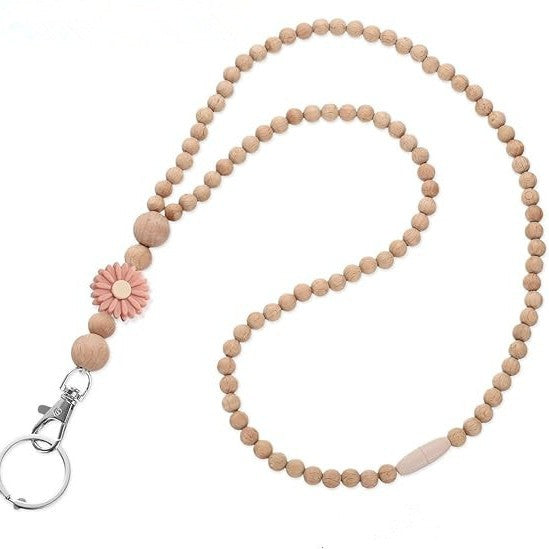 Decorative Beaded Keychain Lanyard Kalsten