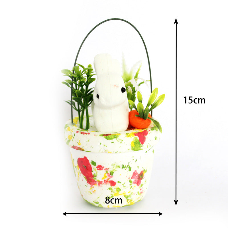 Decorative Easter Bunny Planter Kalsten