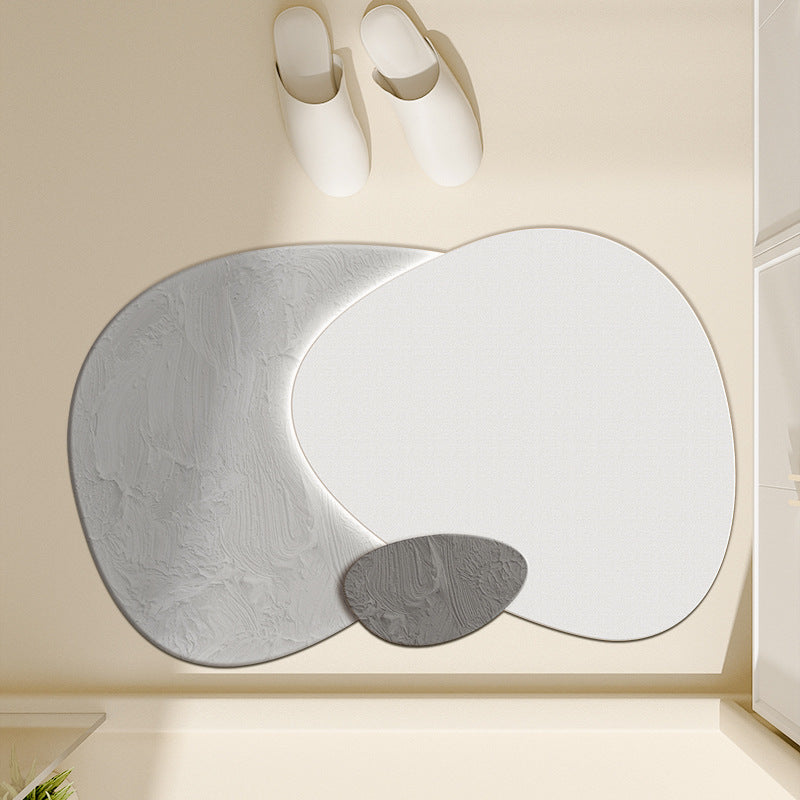 Floral-Inspired Decorative Bath Mat Kalsten