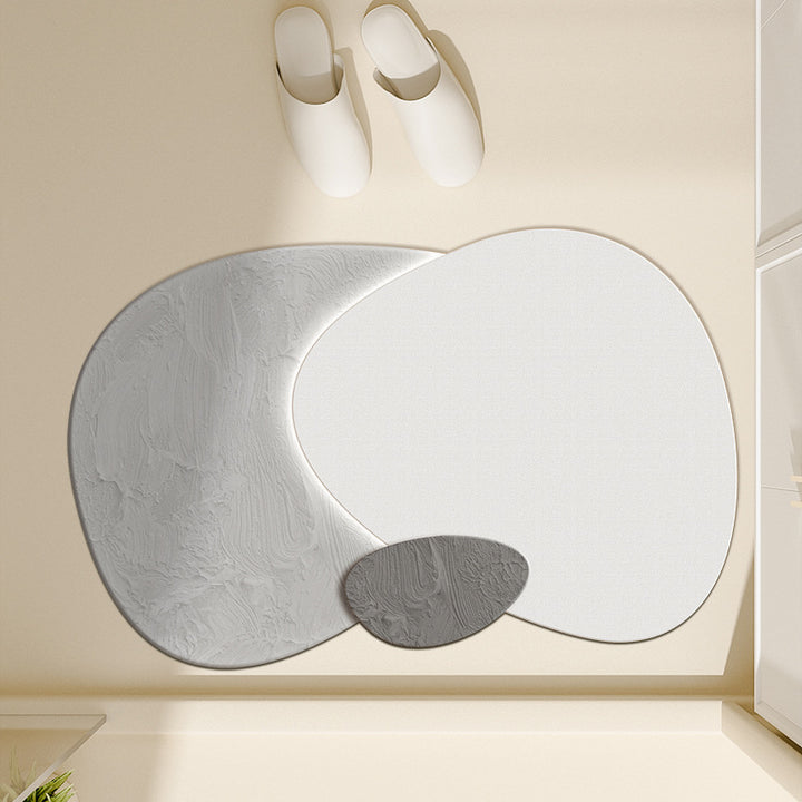 Floral-Inspired Decorative Bath Mat Kalsten