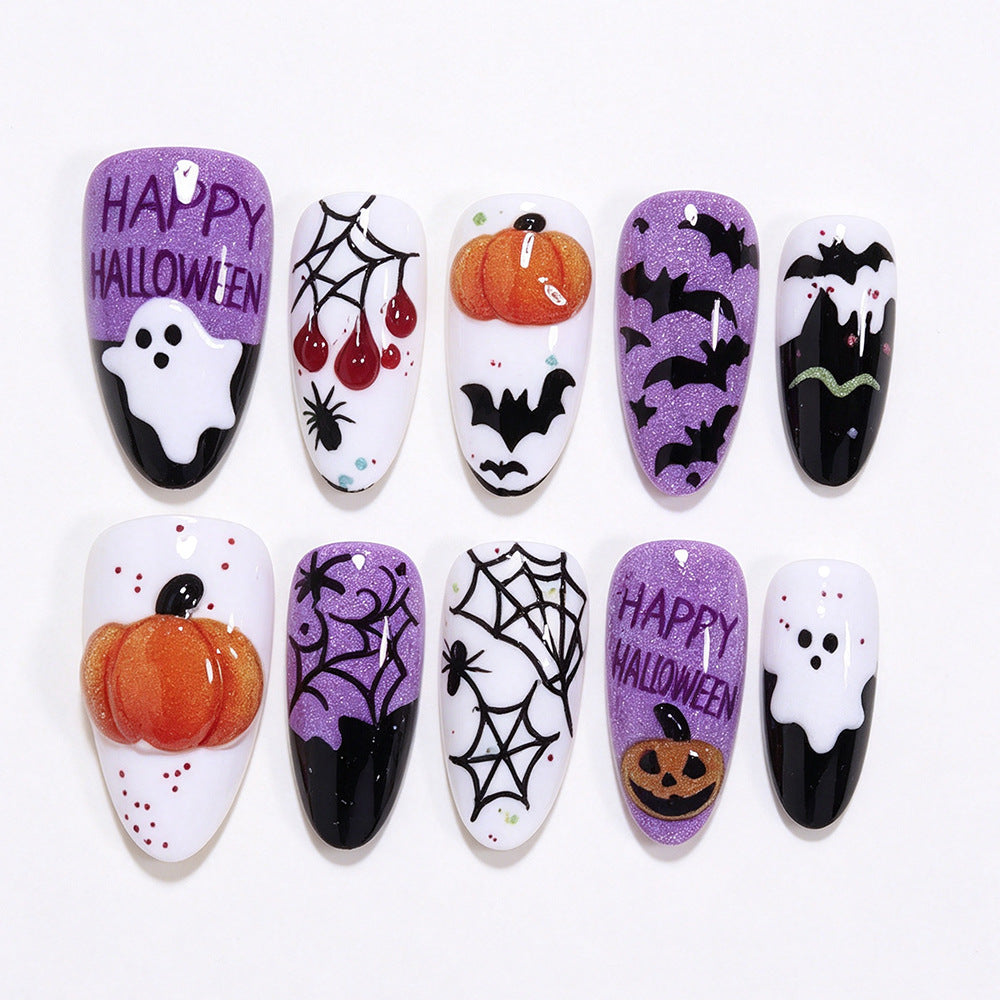 Halloween-Themed Creative Press-On Nails Kalsten