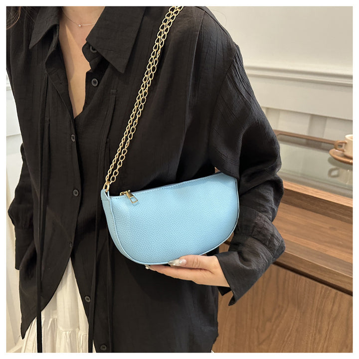 Minimalist Half-Moon Crossbody Bag Kalsten