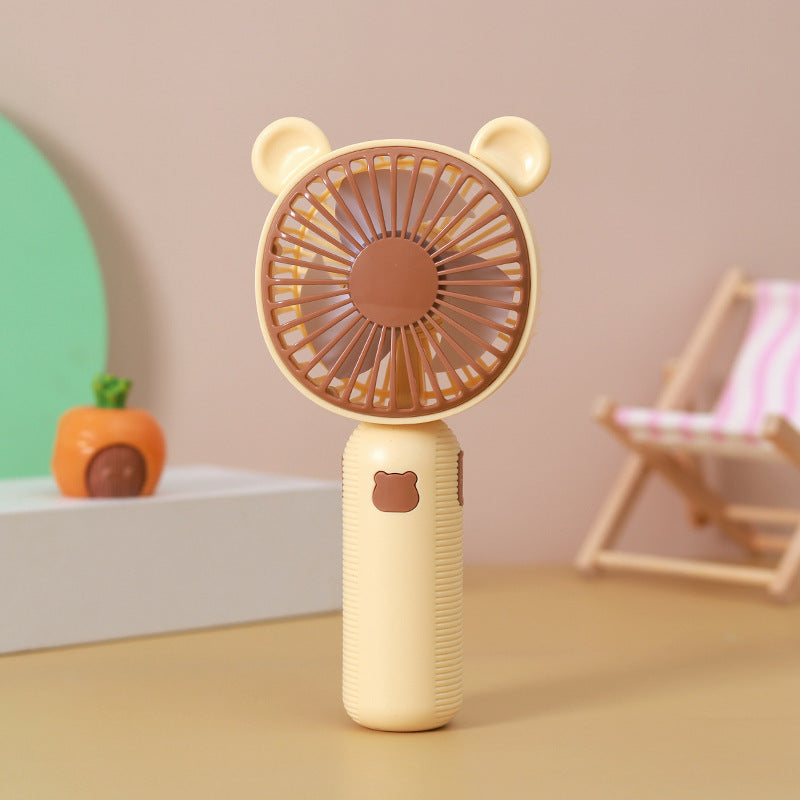 Ladies Portable Handheld Fan in Cute Bear Design Kalsten