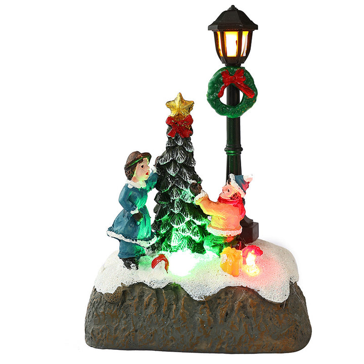 Nostalgic Christmas village scene Kalsten