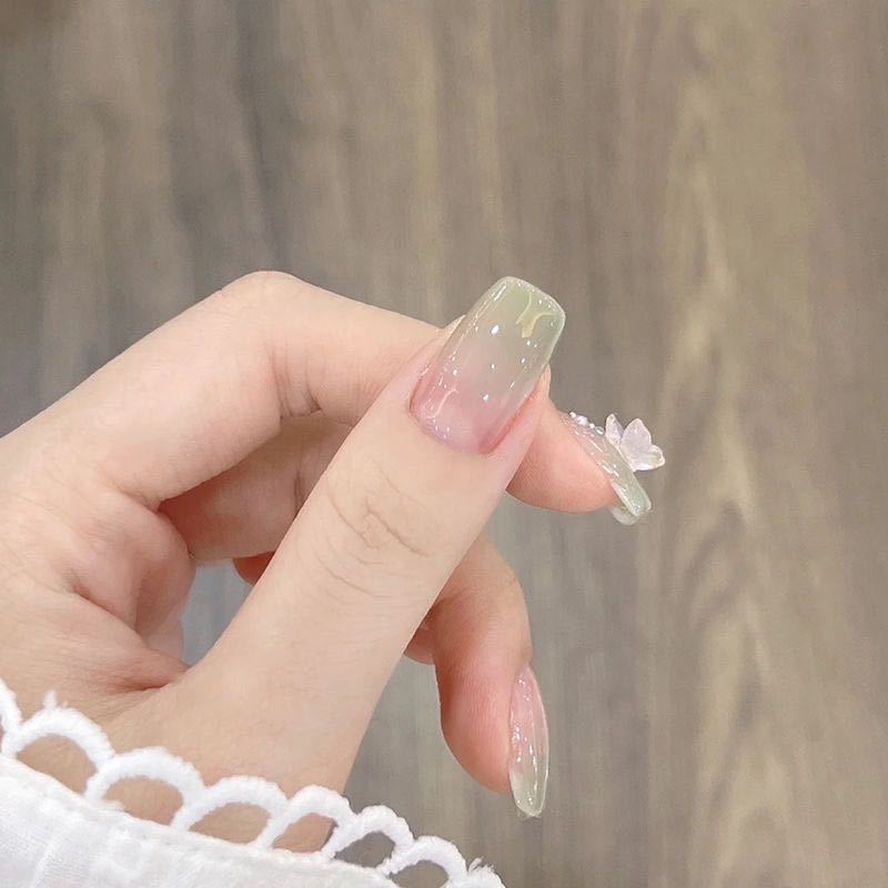 Decorative Butterfly-Design Press-On Nails Kalsten