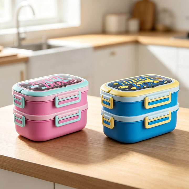 Versatile Multi-Functional Lunch Box with Fun Design