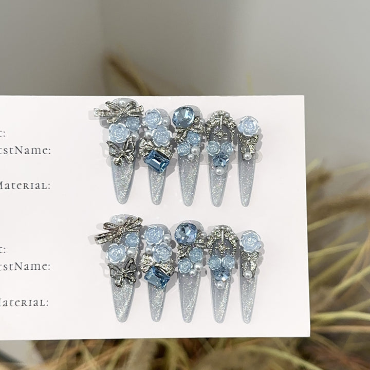 Decorative Floral Hair Clip Set