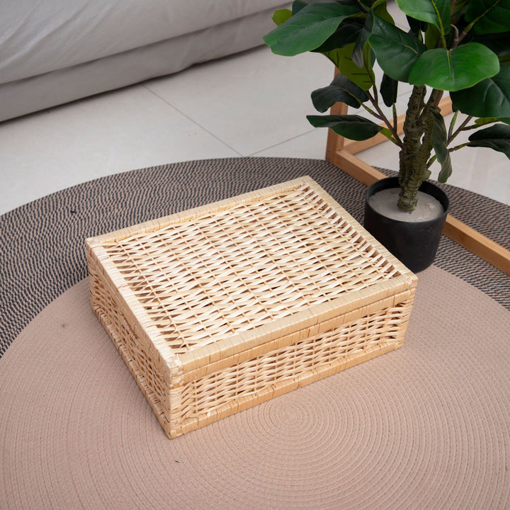 Elegant Handwoven Storage Box Kalsten