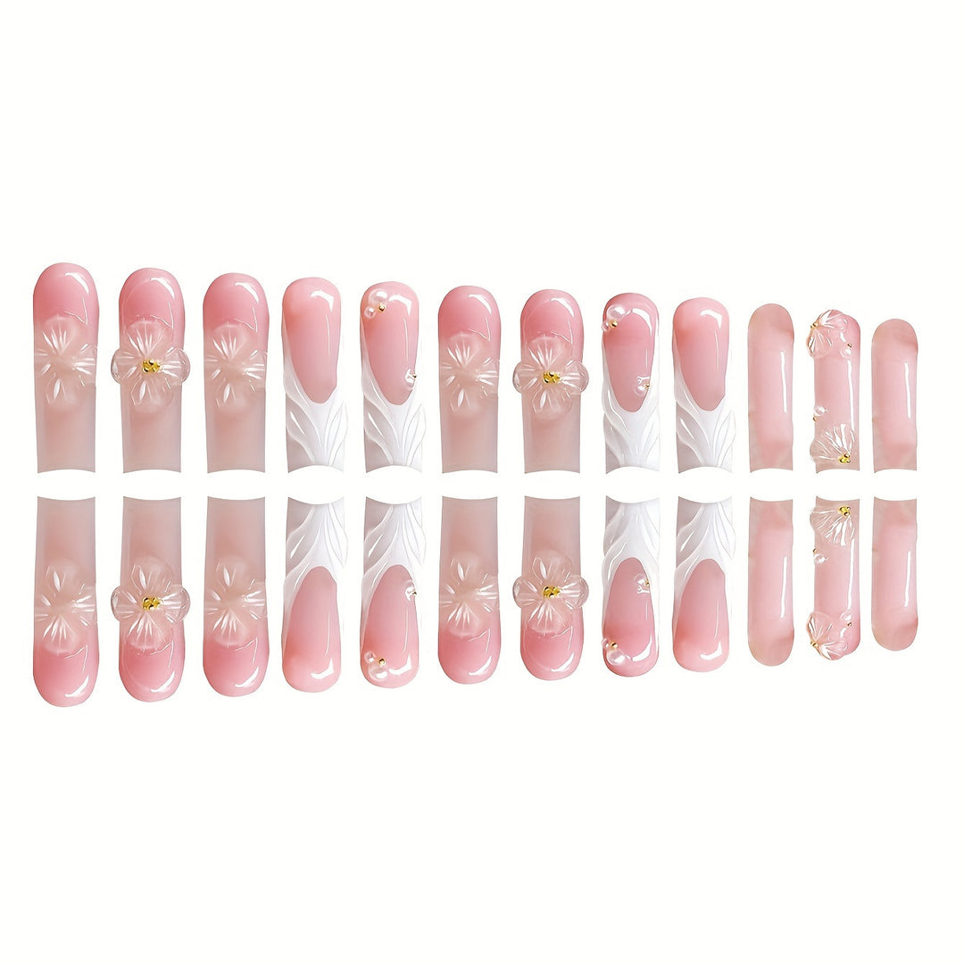 Decorative Press-On Nail Set Kalsten