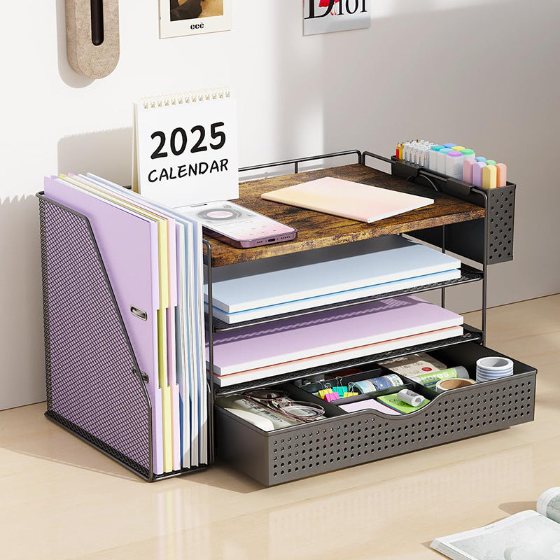 Multi-Functional Mesh Desk Organizer