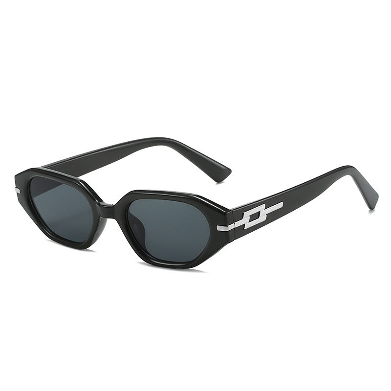 Elegant Retro Inspired Faceted Sunglasses Kalsten