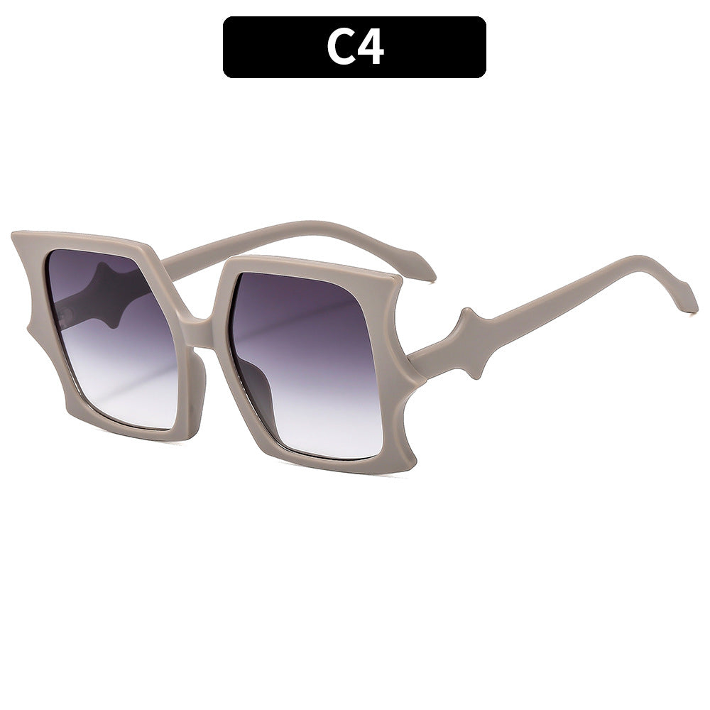 Avant-Garde Angular Frame Sunglasses
