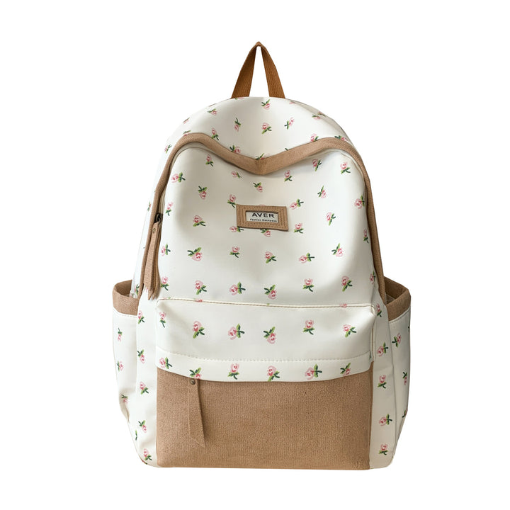 Floral Patterned School Backpack Kalsten
