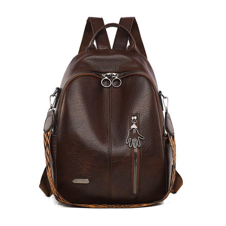 Casual Leather Backpack Kalsten