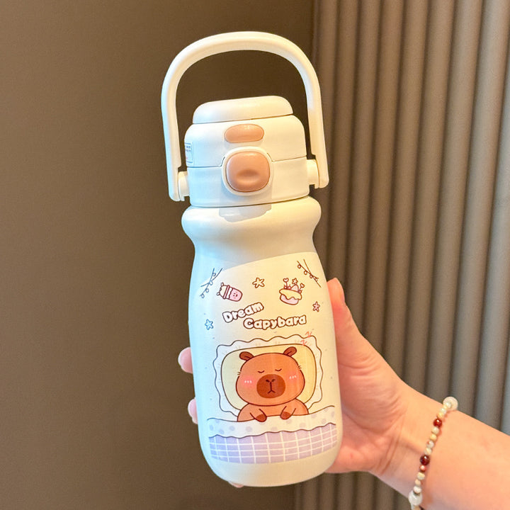 Women's insulated drinking bottle in playful animal design Kalsten