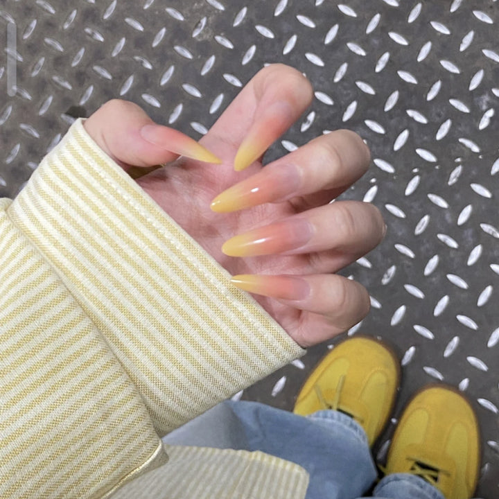 Press-On Nail Tips with Ombre Design Kalsten