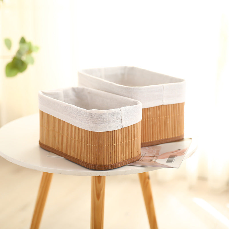 Elegant Storage Baskets Made of Natural Bamboo Kalsten