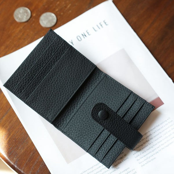Compact Leather Coin Wallet
