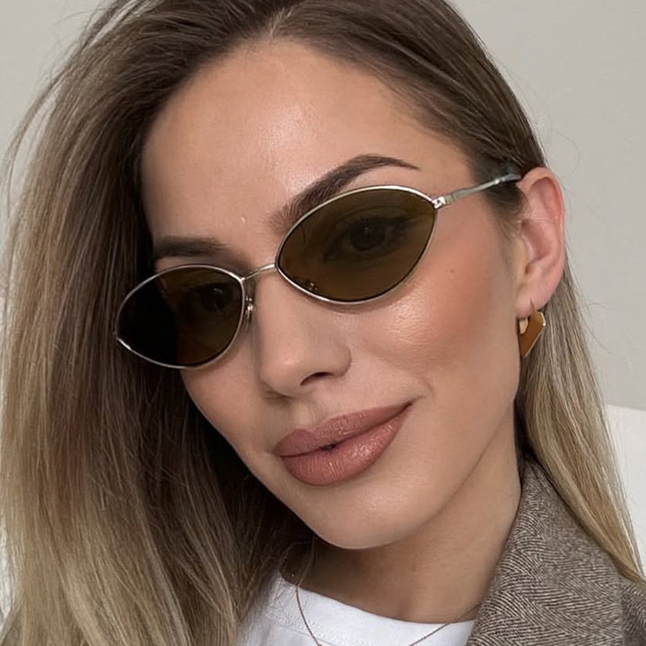 Ladies' fashionable sunglasses with oval design and polarized lenses Kalsten