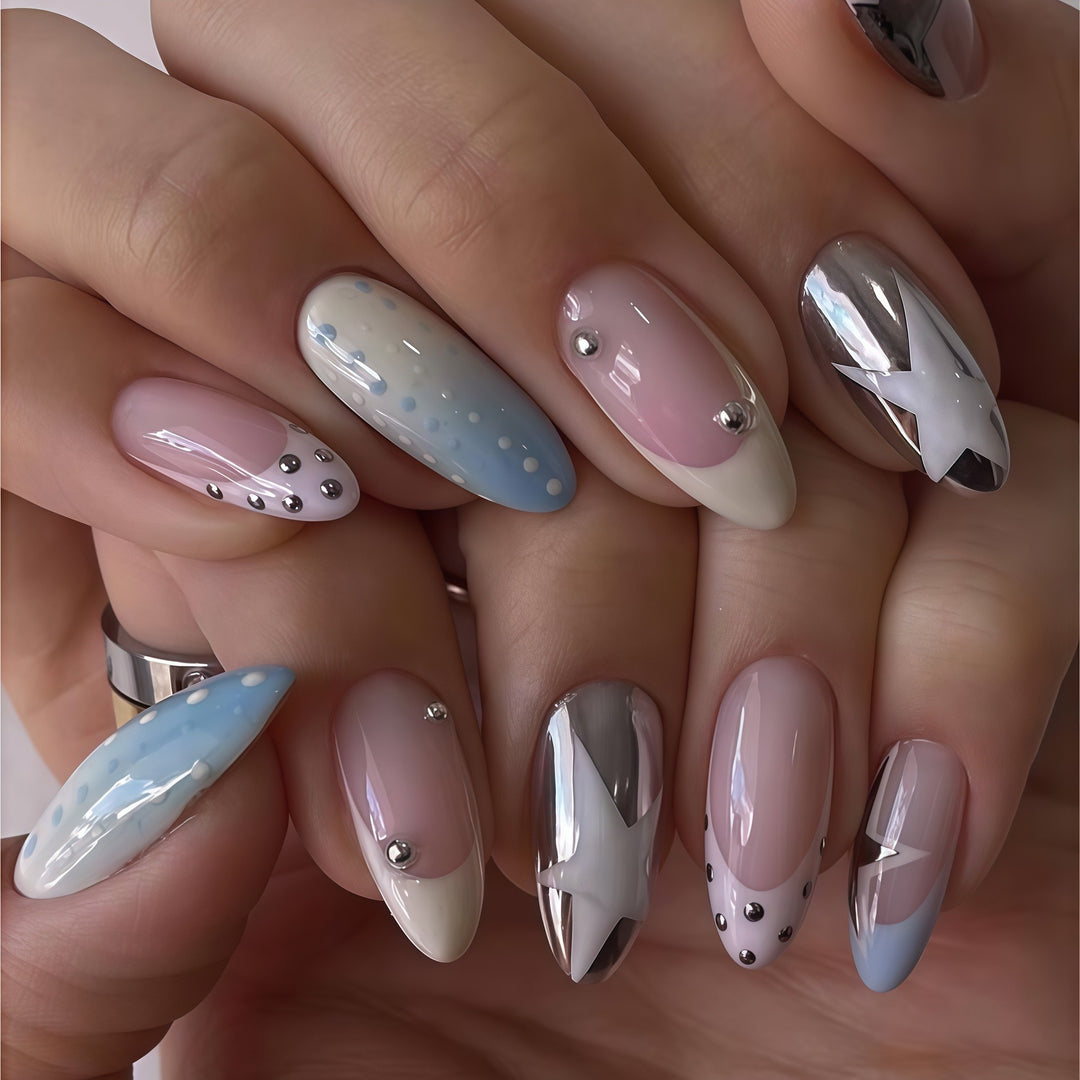 Chic Decorative Press-On Nail Art Kalsten