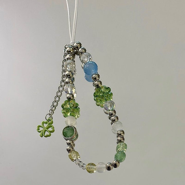 Decorative Beaded Mobile Phone Charm Kalsten