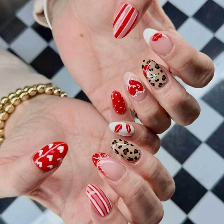 Heart-Themed Nail Art Set