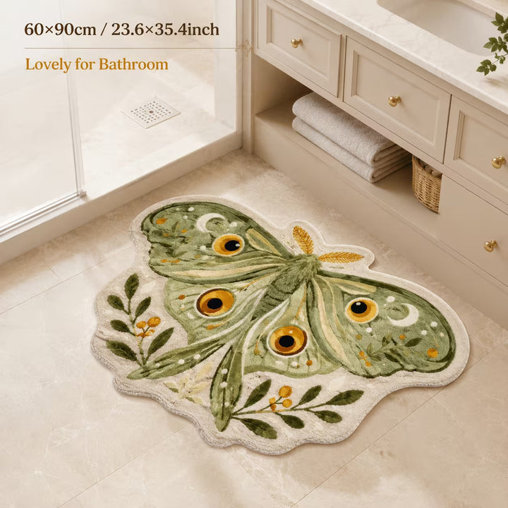 Butterfly-Shaped Bath Mat