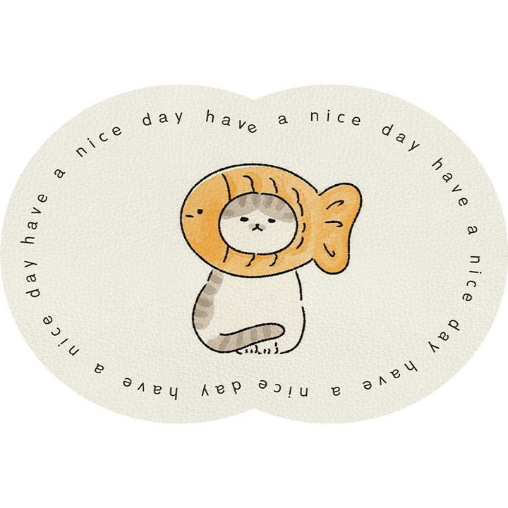 Unisex Cute Cartoon Pet-Themed Mat Kalsten