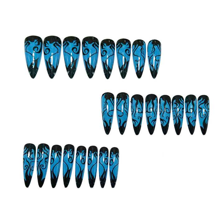 Artificial Nails in Creative Tip Design Kalsten
