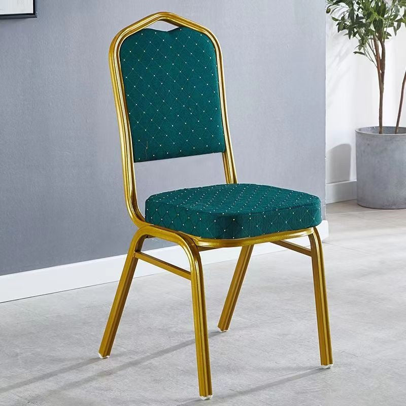 Elegant Upholstered Dining Chair with Gold Frame Kalsten