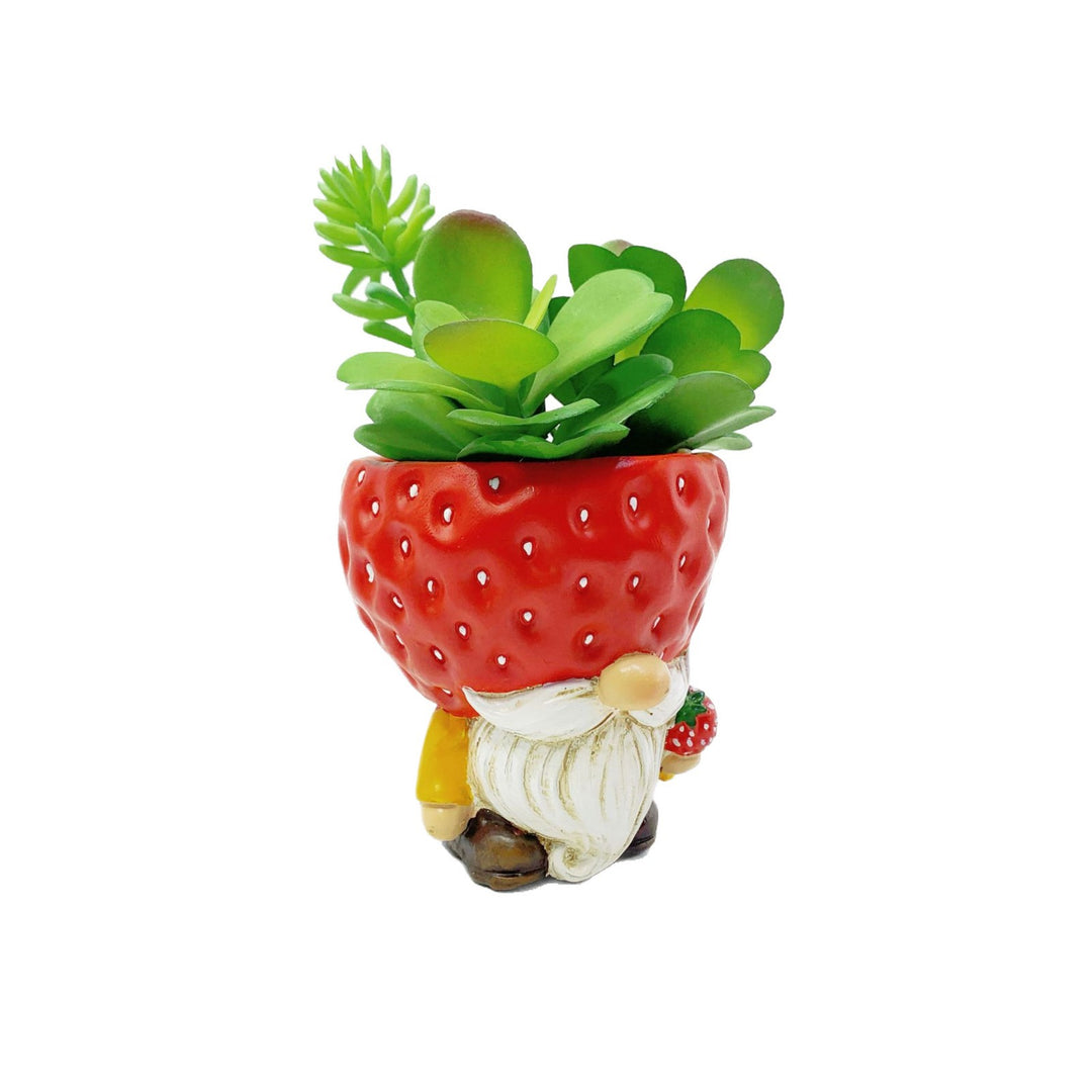 Original flower pot figure with gnome motif Kalsten