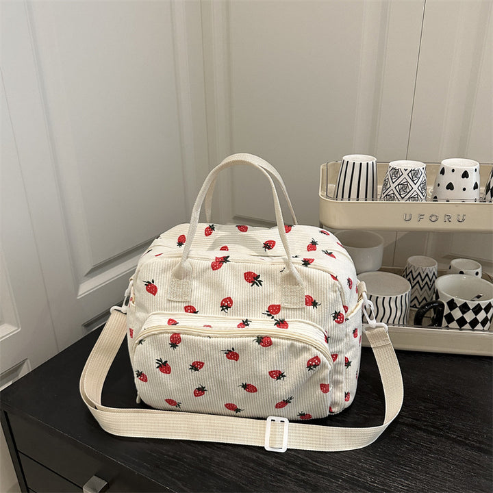 WoPlayful Strawberry Print Crossbody Bag Kalsten