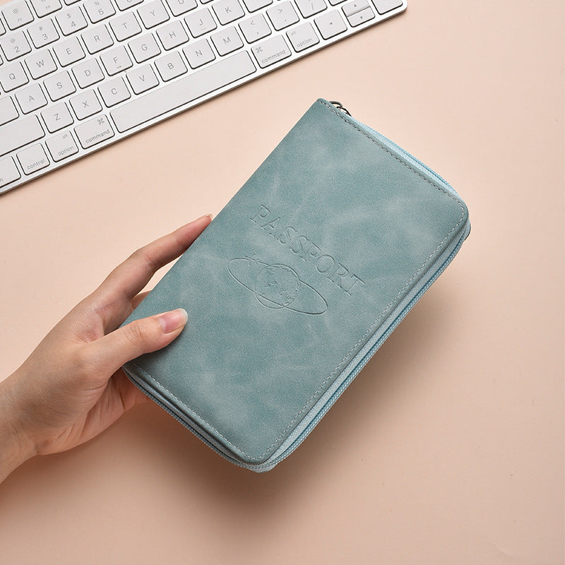 Stylish Zippered Passport Holder Kalsten