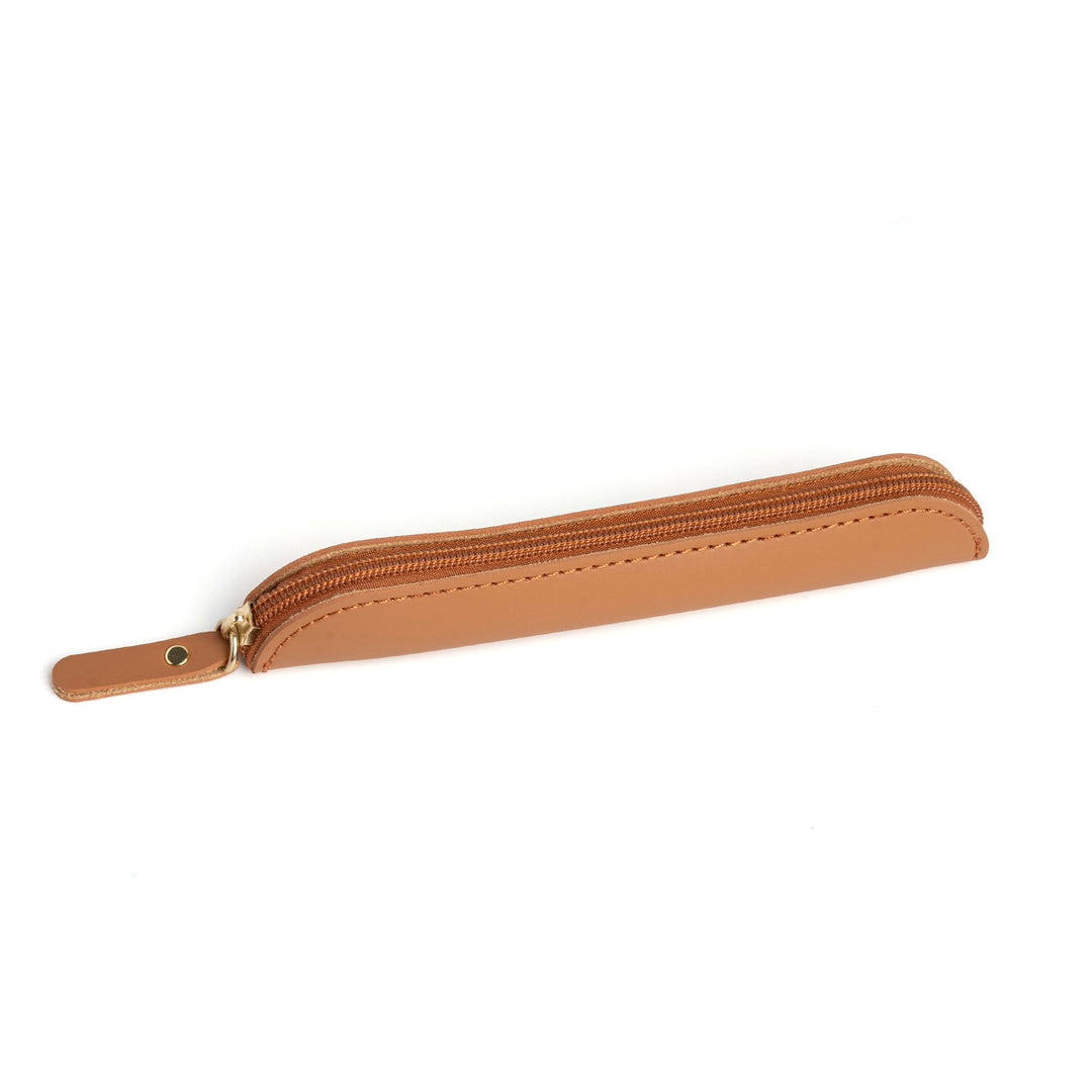 Elegant Leather Pencil Pouch Kalsten