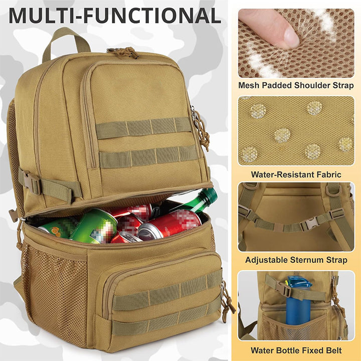 Multifunctional outdoor backpack with cooler Kalsten