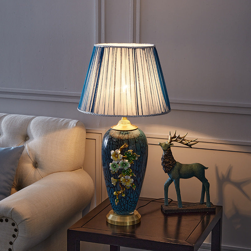 Ornate Floral Table Lamp