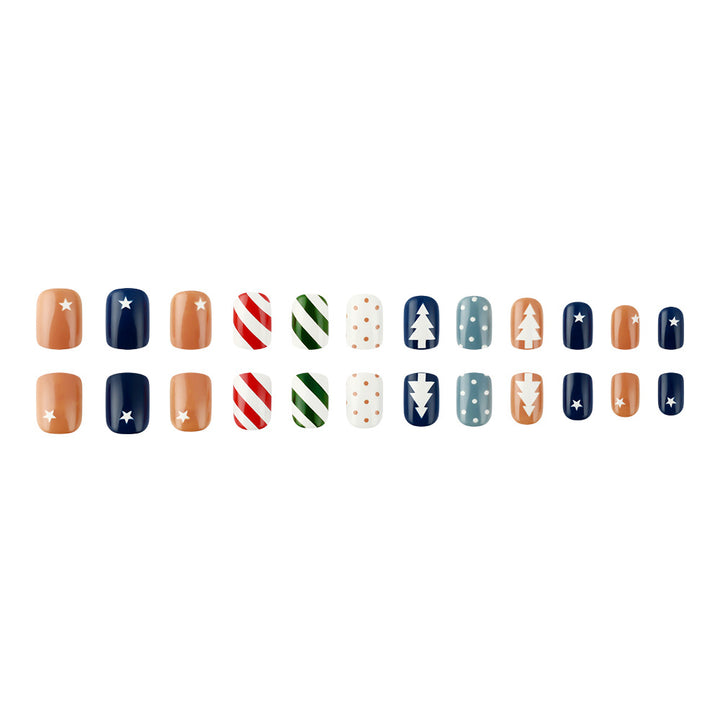 Holiday-Themed Nail Art Design Kalsten
