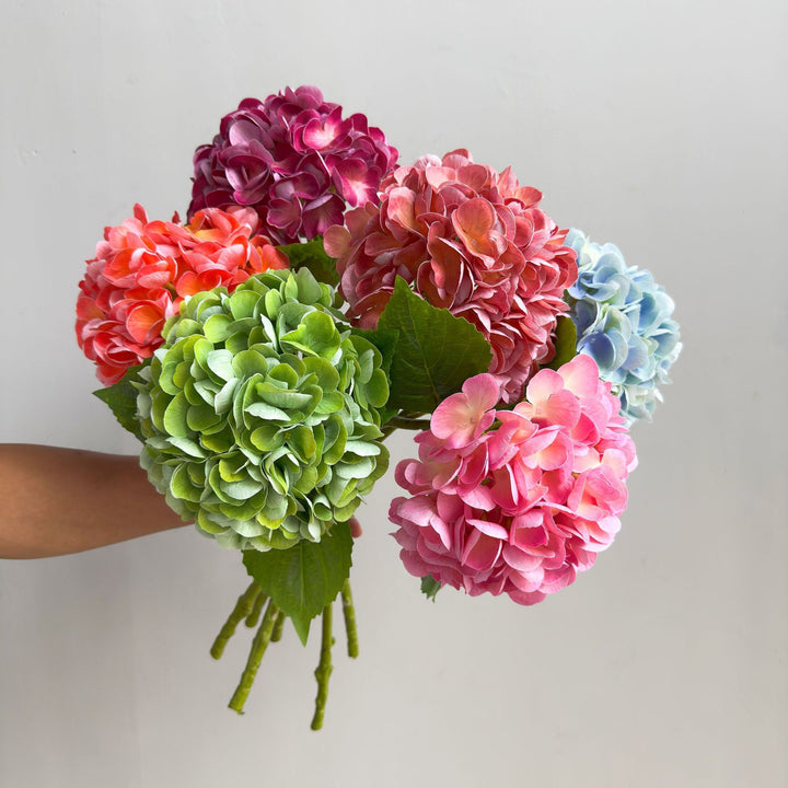 Lifelike Hydrangea Stem