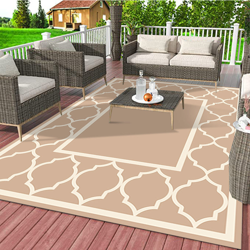 Geometric Outdoor Patio Area Rug