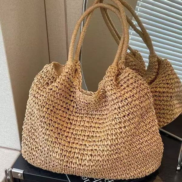 Handmade Raffia Tote Bag Kalsten