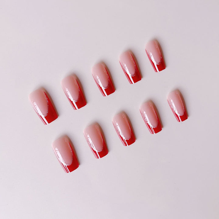 Acrylic nail set with elegant design and glamorous accents Kalsten